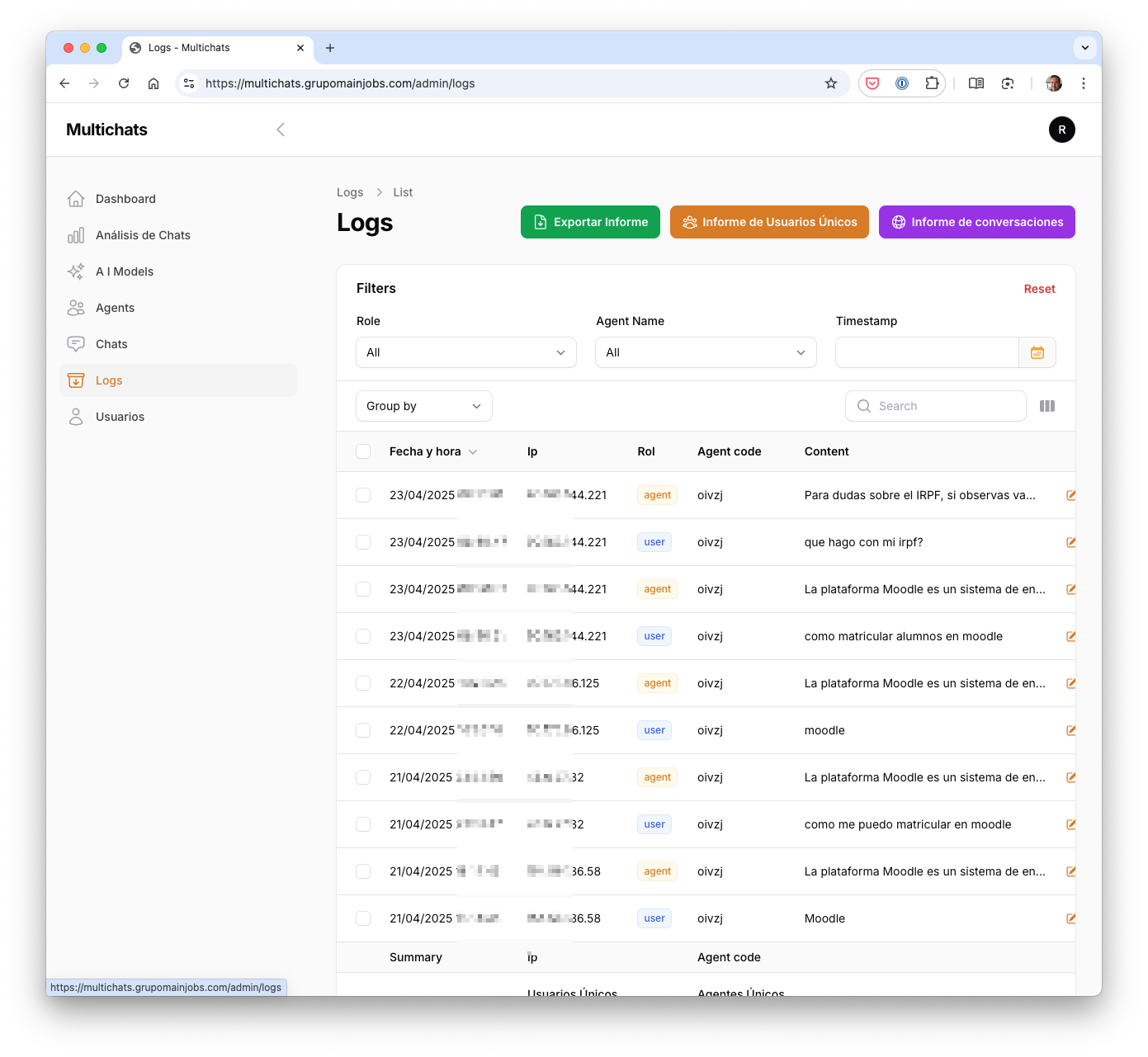 Configuración de Prompts